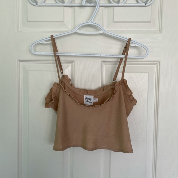 Princess Polly Levi Tank Beige - Picture 2 of 5